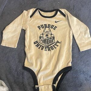 6/9 Month, Long Sleeve Purdue University Onesie